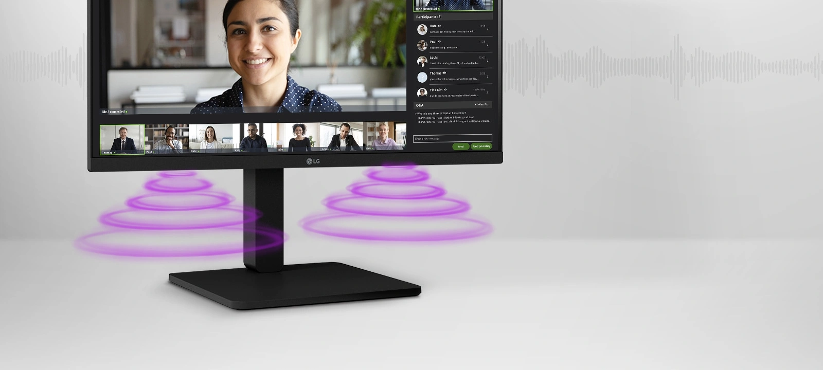 Built-in speakers
