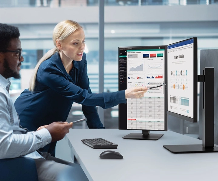 Ergonomic stand adjustment in an office