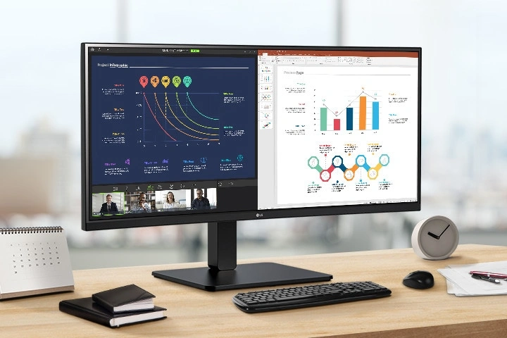 34" WQHD IPS display