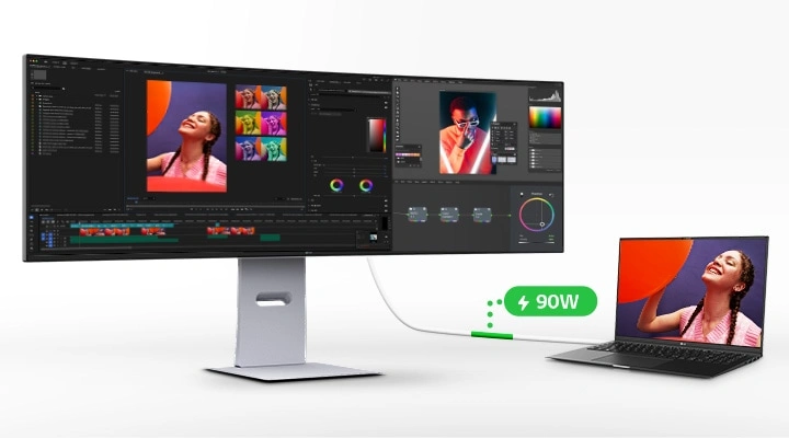 USB Type-C™ with 90W Power Delivery