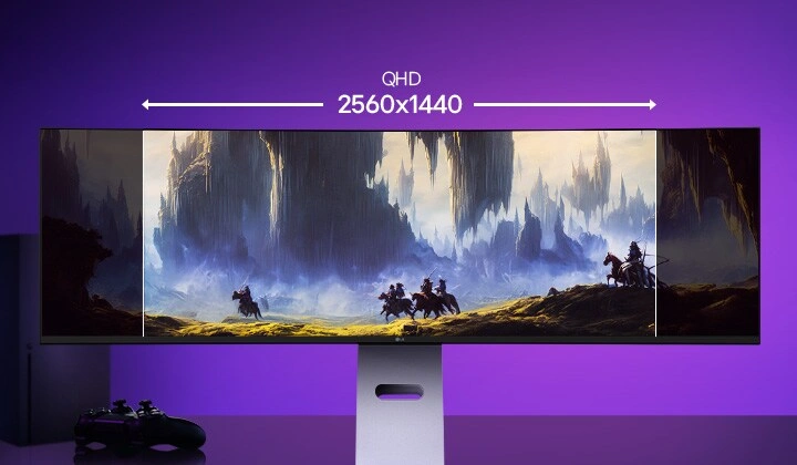 49-inch with 144Hz Refresh Rate