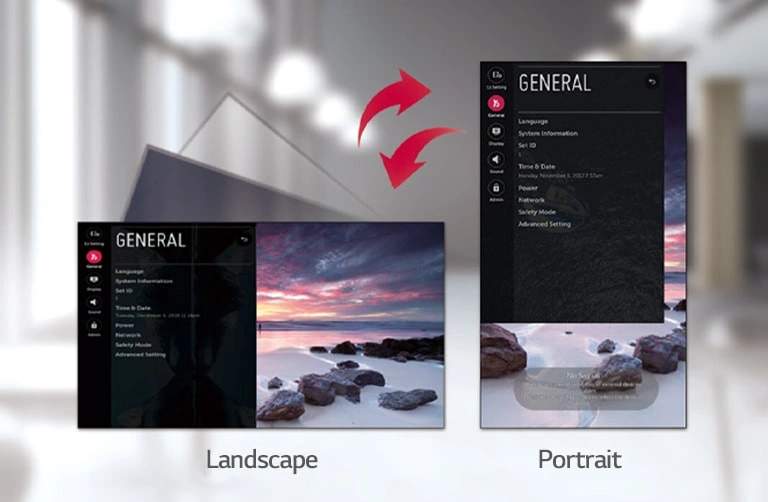 Dedicated 9:16 GUI for portrait orientation