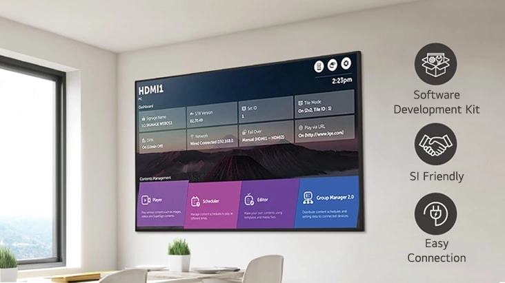 Convenient webOS platform interface