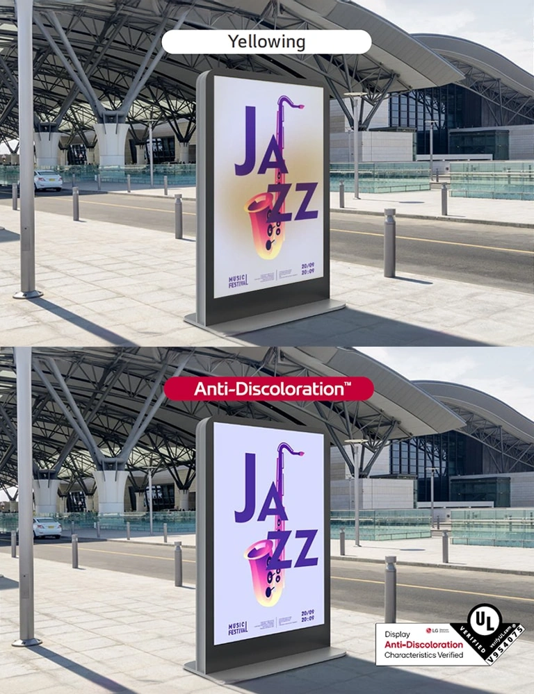 World's First UL Verification for Display Anti-Discoloration Characteristics
