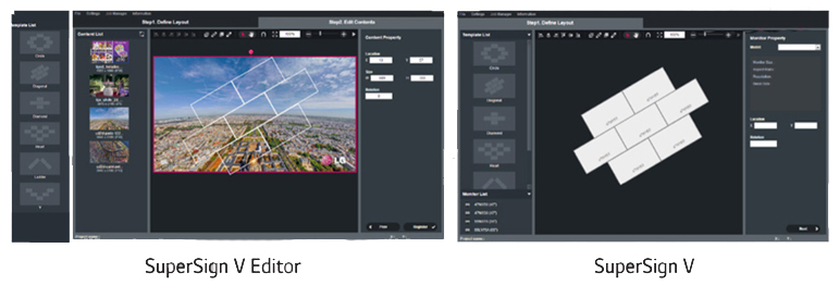 SuperSign V for Dynamic Layout