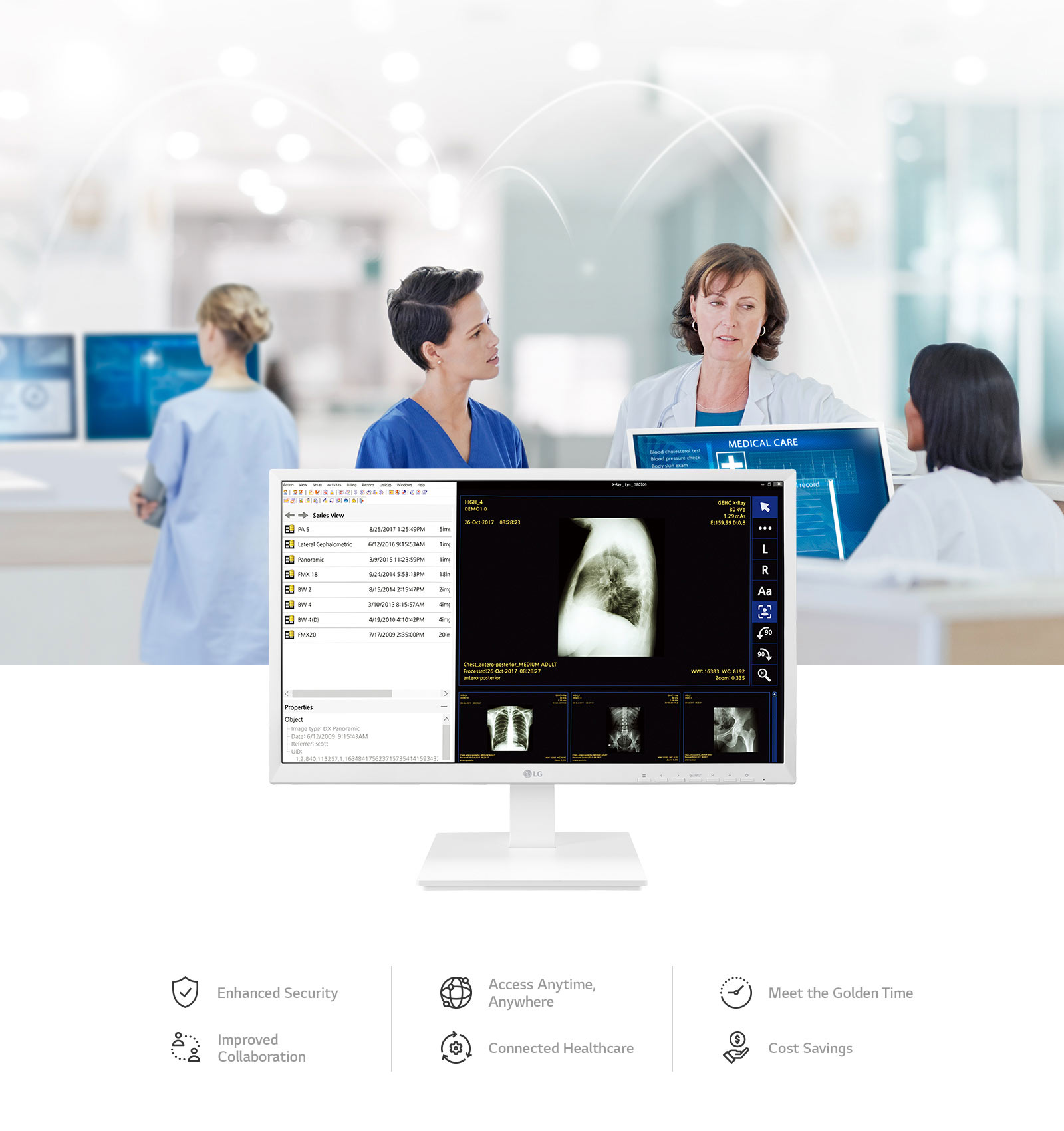 LG 24CK560N-3A All-in-One Thin Client for Healthcare