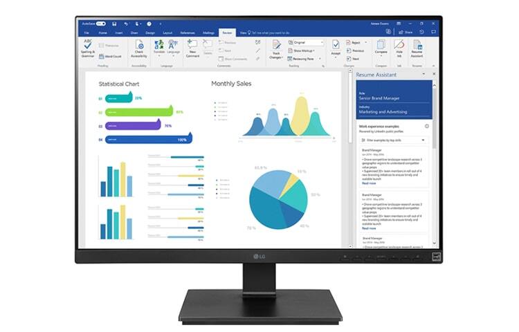 CommericalDisplayWorks.com LG 25BL55WY-B 25 inch BL55WY Series 16:10 IPS Adjustable Computer Monitor with Flicker Safe & various interfaces