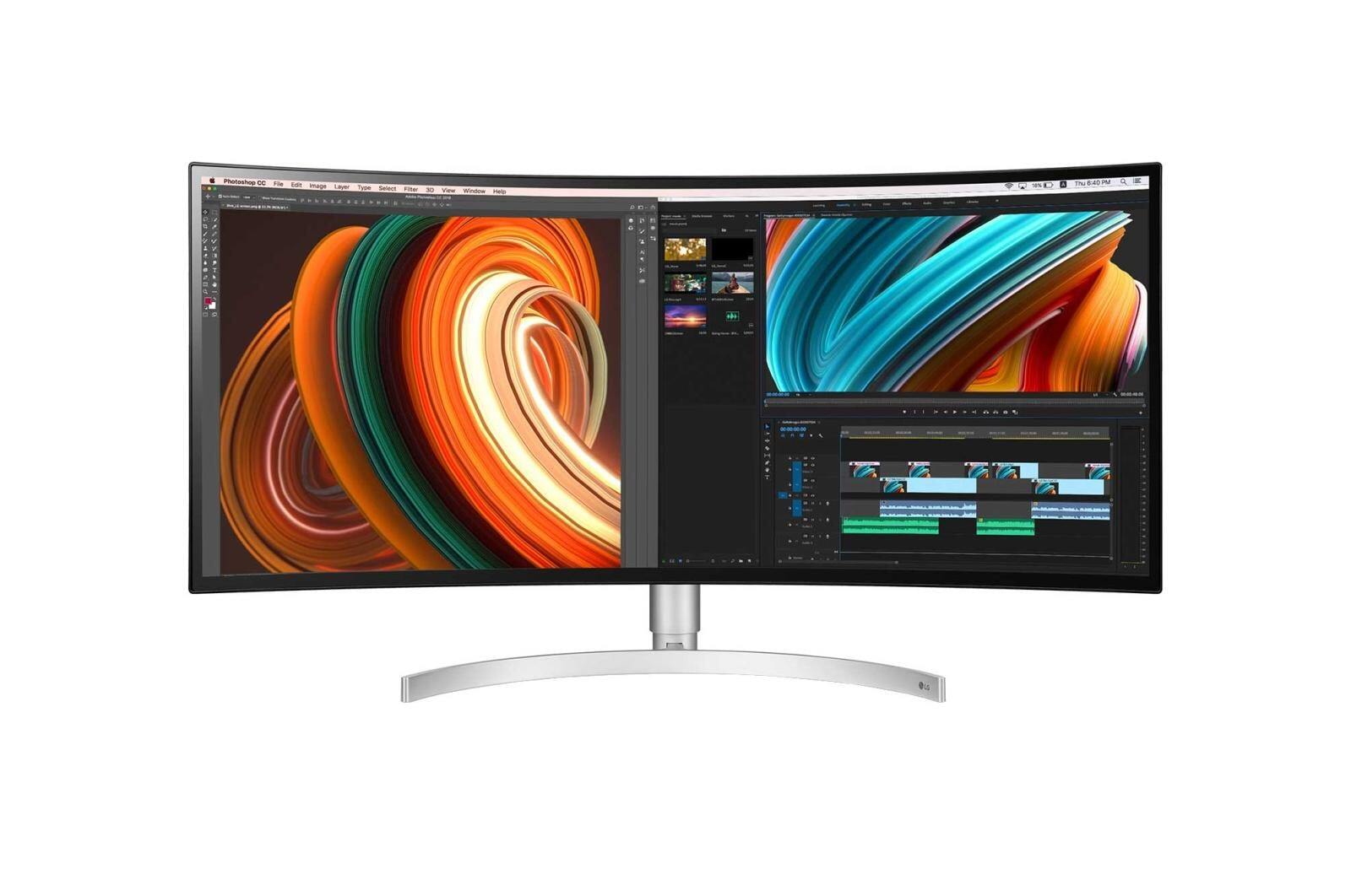 CommericalDisplayWorks.com LG 34BK95C-W LG 34' Class Curved 21:9 UltraWide® QHD (3440 x 1440) Nano IPS Monitor (34' Diagonal)