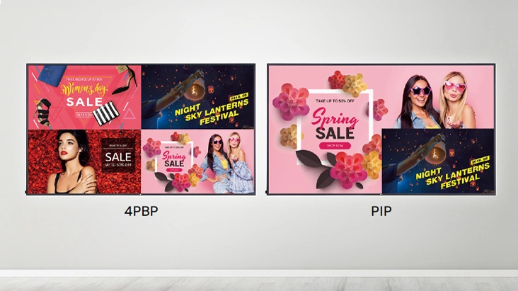 Multi Screen with PBP/PIP
