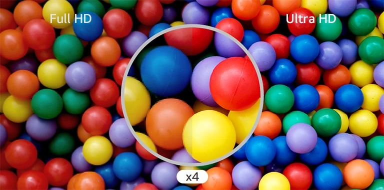 Superb picture quality with Ultra HD resolution