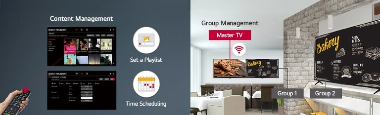 Content and group management