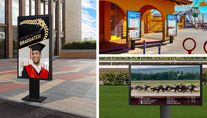 IP-rated outdoor display