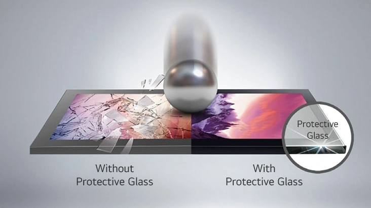 IK10 protective glass